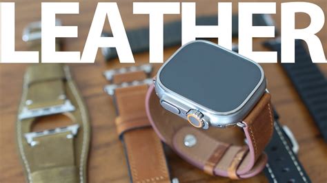 best apple watch ultra leather band